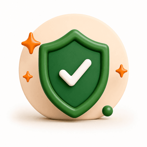 Shield with a checkmark